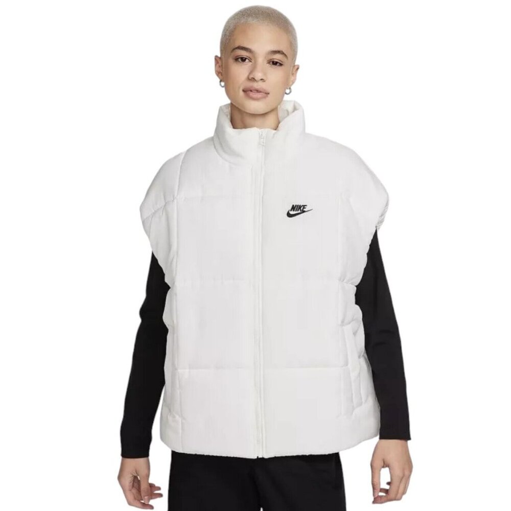 Nike Sportswear Puffer Vest Therma-Fit Oversized FB7679-100 Women's